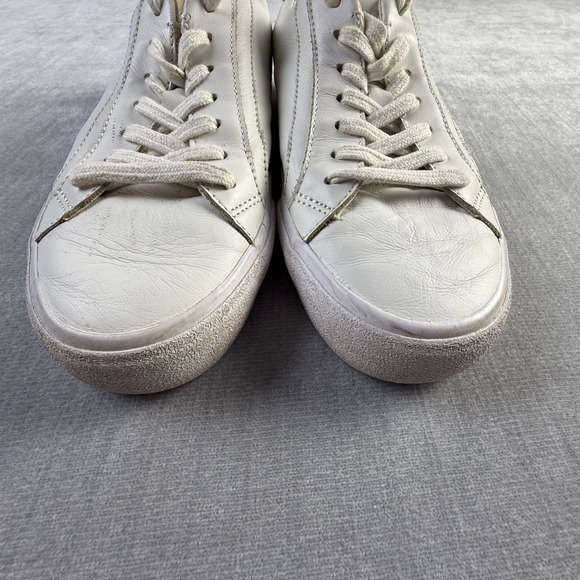 Madewell Sidewalk Low Top Sneakers White Leather Womens 8M MA134 FA20 - Picture 2 of 6